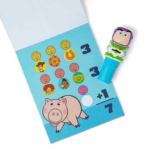 Melissa & Doug Sticker Wow!™ 24-Page Activity Pad and Sticker Stamper, 300 Stickers, Arts and Crafts Fidget Toy Collectible Character – Disney Buzz Lightyear - for Kids Ages 3+ - FSC Certified thumbnail 9