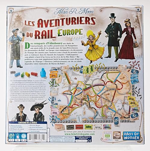 Les AVENTURIERS du Rail : Europe - Jeu de Base - Version Française thumbnail 4