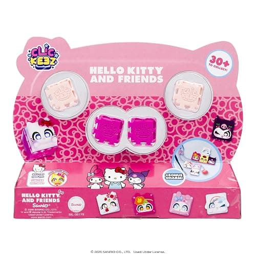 Clickeez Series 1 Hello Kitty & Friends 7-Pack | 7 Collectible Character Keyboard Keys Click and Clack | Create Your Own Keychain | Ages 6+ thumbnail 8