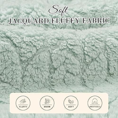LYCY Fluffy Pajama Pants for Women, Comfy Fuzzy Pj Bottoms with Pockets Drawstring Fleece Sleepwear Soft Winter thumbnail 2