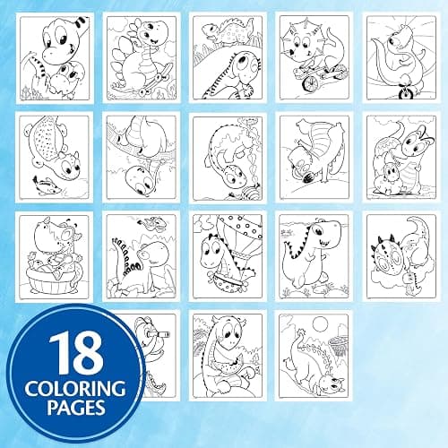 Crayola Color Wonder Prehistoric Pals, Dinosaur Coloring Pages, Mess Free Coloring for Toddlers, Dinosaur Toys, Toddler Travel Activity & Gifts thumbnail 2