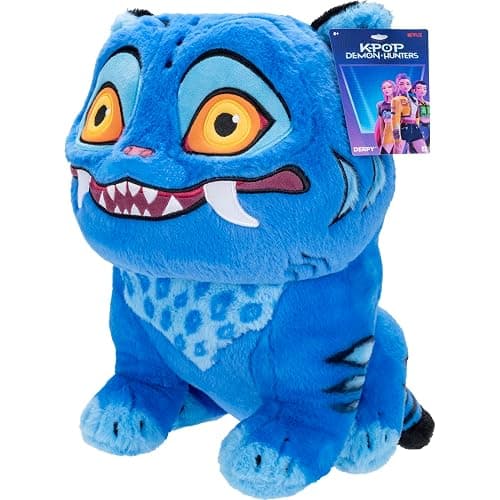 Kpop Demon Hunters 12-inch Derpy Tiger - Ultra-Soft Collectible Movie Character - Cuddle-Ready Plush for Fans & Collectors - Ages 6+ thumbnail 6