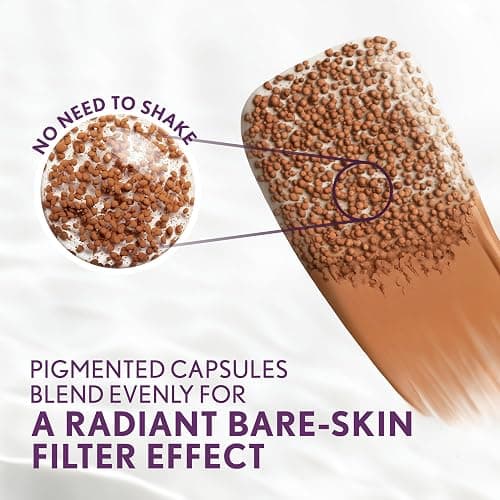 Covergirl Simply Ageless Skin Perfector Essence Foundation, 60 Tan, Tinted Skin Perfector, Skincare Makeup Hybrid, Sheer Tint, Radiant Finish, Skin-Like Finish, Vegan Formula, 1.0oz thumbnail 9