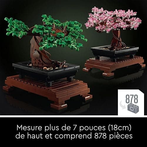 Lego Botanicals Bonsaï - Set de Construction avec Plante Artificielle - Loisirs Créatifs pour Adulte - Objet de Décoration Intérieure - Idée de Cadeau pour Amatrice.teur de Plantes 10281 thumbnail 6