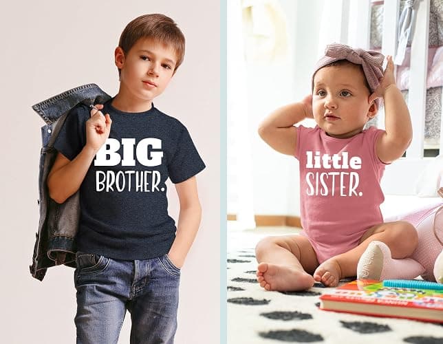 Unordinary Toddler Big Brother Little Sister Outfits brother sister Sibling Matching Baby Newborn Girl Set thumbnail 3