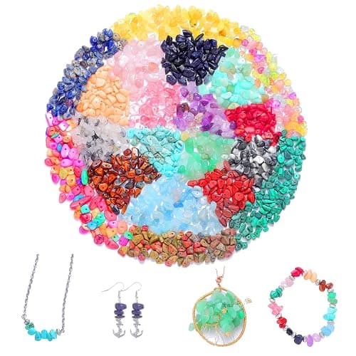Xmada Jewelry Making Supplies Kit - 1587 PCS Beads, Crystal Beads, Jewelry Pliers, Beading Wire, Earring Hooks, Rings, Bracelets for Girls and Adults thumbnail 3
