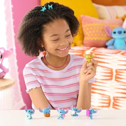 Disney Stitch Feed Me 6-piece Collectible Figure Set, Premium Collector Package, Kids Toys for Ages 3 Up, Amazon Exclusive by Just Play thumbnail 2