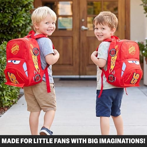 Disney Cars Backpack for Kids Lightning McQueen Mini Backpack Girls Boys School Supplies Preschool Daycare Rucksack Back to School Bag Gifts for Kids thumbnail 2
