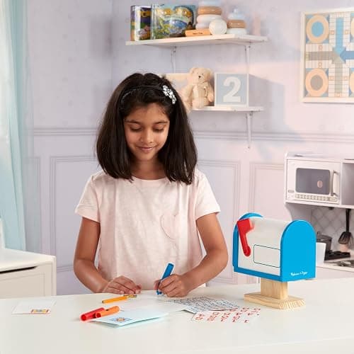 Melissa & Doug My Own Wooden Mailbox Activity Set and Educational Toy thumbnail 2