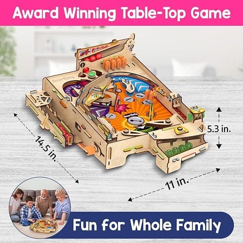 Smartivity DIY Pinball Machine for Kids 8-99 Years Old | Global Award Winning Arcade Game for Smart Kids | STEM Toy for Boys & Girls I Fun Family Game thumbnail 2