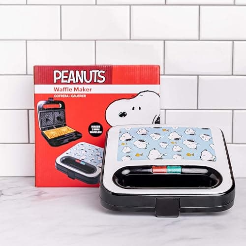 Uncanny Brands Peanuts Waffle Maker - Make Snoop and Woodstock Waffles - Kitchen Appliance thumbnail 8