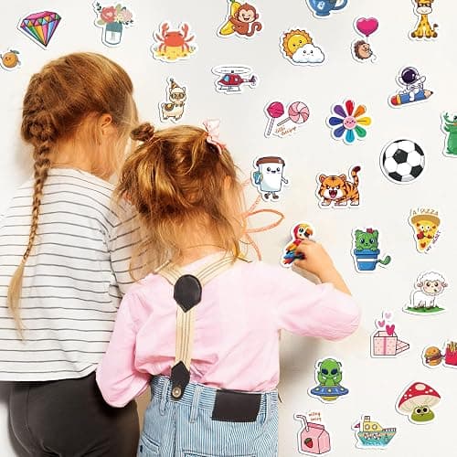 ALODNY 200 PCS Water Bottle Stickers for Kids,Waterproof Cute Viny Stickers | Kawaii Stickers for Water Bottles,Laptops,Classroom Prizes,Party Favors,Christmas Stocking Stuffers for Kids Boys Girls thumbnail 2