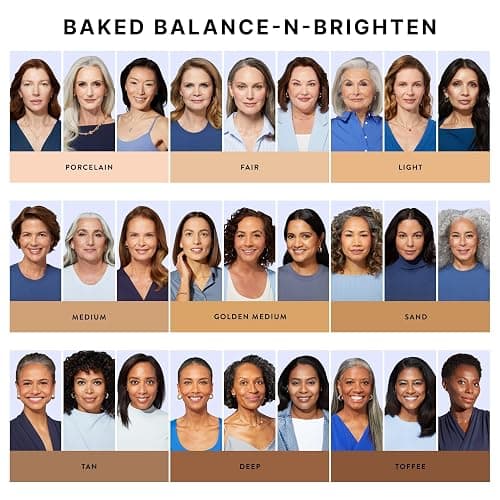LAURA GELLER NEW YORK Award-Winning Baked Balance-n-Brighten Color Correcting Powder Foundation - Light - Buildable Light to Medium Coverage - Demi-Matte Natural Finish thumbnail 9