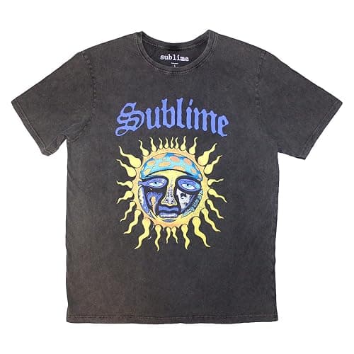 Sublime Sun Band Logo Stone Wash T Shirt - Image 1