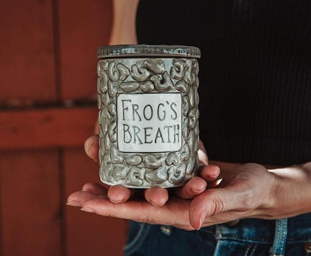 Disney The Nightmare Before Christmas Sally Frog's Breath Jar Ceramic Candle | Floral Muguet Fragrance with 35-Hour Burn Time thumbnail 4