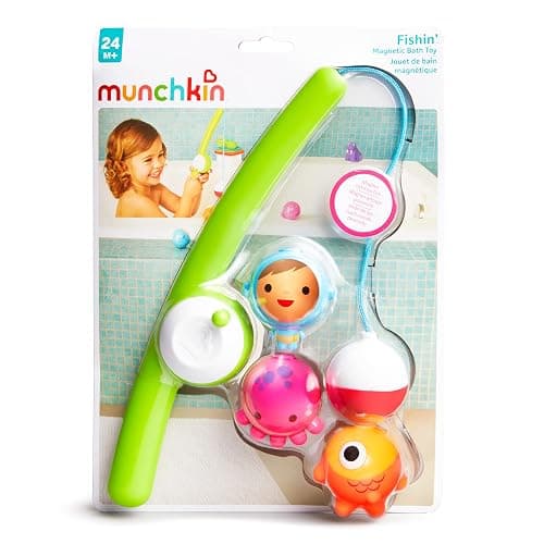 Munchkin® Fishin'™ Magnetic Baby and Toddler Bath Toy, 4pc Set thumbnail 5