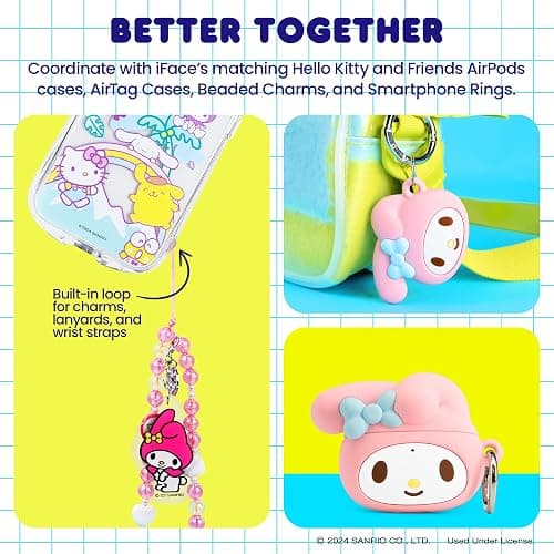 iFace Hello Kitty and Friends Clear Compatible with iPhone 15 Plus Case [Look in] Drop Tested Hybrid Cell Phone Grip Cover – Seize The Moment thumbnail 4