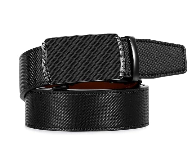 Zitahli Belt Men, Ratchet Belt Dress with 1 3/8" Premium Leather,Slide Belt with Easier Adjustable Automatic Buckle thumbnail 5