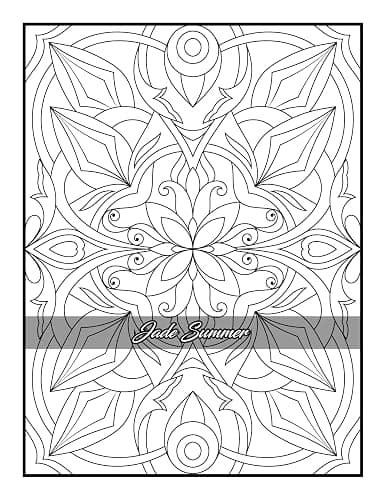 100 Amazing Patterns: An Adult Coloring Book with Fun, Easy, and Relaxing Coloring Pages thumbnail 101