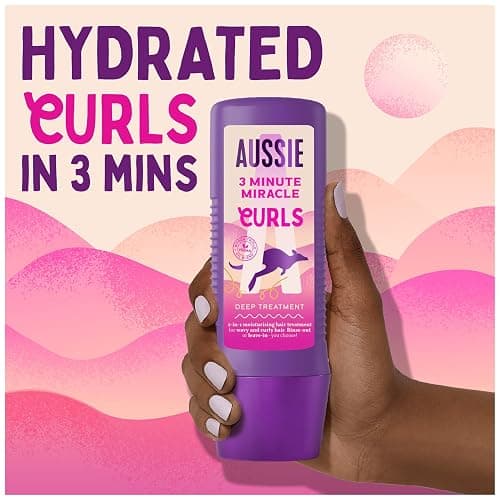 Aussie Bouncy Curls Set with Shampoo, Conditioner & Leave In Conditioner Curl Cream (300/225/160ml). Moisturize Curly & Wavy Hair, Anti-Frizz. With Coconut, Jojoba & Macadamia Nut Oil, Silicone free. thumbnail 4