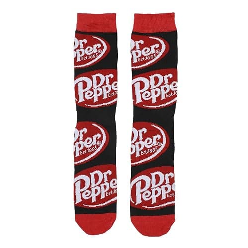Dr Pepper Men's Crew Socks 2-Pack - Quench Your Thirst for Comfort! thumbnail 4
