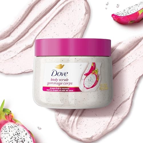 Dove Body Scrub Dragon Fruit & Coconut Cream Body Scrub Exfoliates and Deeply Nourishes for Smooth, Radiant Skin 15 oz thumbnail 6