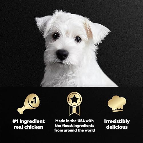 Cesar Puppy Classic Loaf in Sauce Wet Dog Food, Chicken & Beef Recipe, 3.5 oz. Easy Peel Trays, Dog Food Toppers, 24 Count (Pack of 1) thumbnail 2