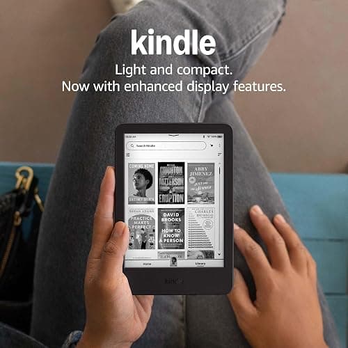 Amazon Kindle 16 GB (newest model) - Lightest and most compact Kindle, now with faster page turns, and higher contrast ratio, for an enhanced reading experience - Without Lockscreen Ads - Black + 3 Months of Kindle Unlimited (with auto-renewal) thumbnail 8