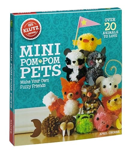 Klutz Mini Pom-Pom Pets 8" Length x 1.25" Width x 9" Height - Image 1