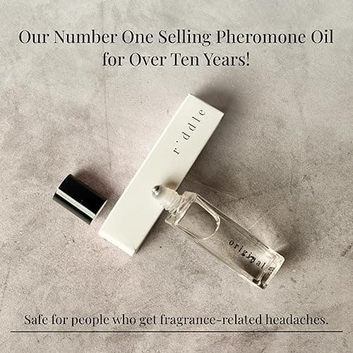 Riddle Original Roll On Pheromone Perfume Made in USA - Premium Rollerball Subtle Fragrance for Women - Long-Lasting Cruelty-Free Alcohol-Free Gentle on Skin - Ideal for Daily Use and Travel thumbnail 8