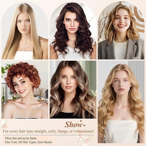 AFDD Upgraded Round Volumizing Brush for Shark Flex Style Attachment, Round Brush Compatible with Shark Flexstyle, Optimized Bristles for Smooth Styling Adds Volume Curls for All Hair Types thumbnail 9