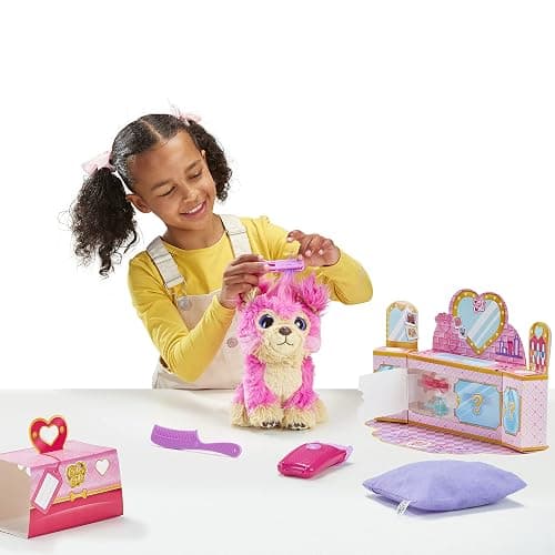 Little Live Scruff-A-Luvs Cutie Cuts: Shave, Reveal and Style, Plush Rescue Pet - Pink Puppy thumbnail 10
