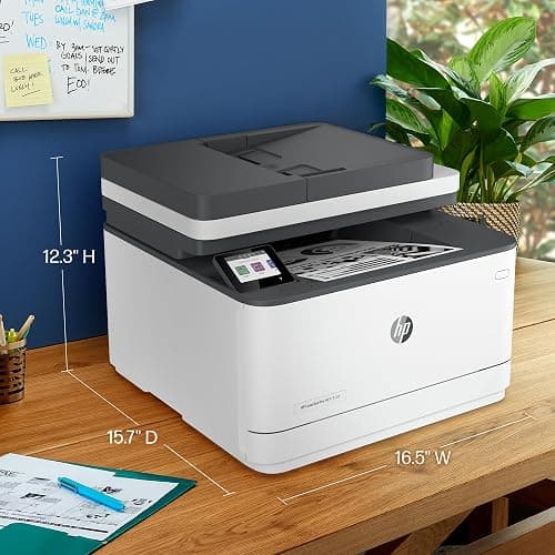 HP Laserjet Pro MFP 3101fdw Wireless Black & White All-in-One Laser Printer, Scanner, Copier, Fax, Best-for-Office (3G628F) thumbnail 5