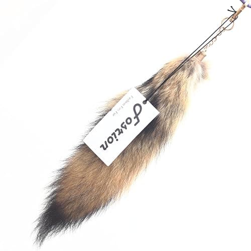 Chunxiao Fluffy Fox Tail Fur Cosplay Toy Cyote Prairie Wolf Tail thumbnail 3