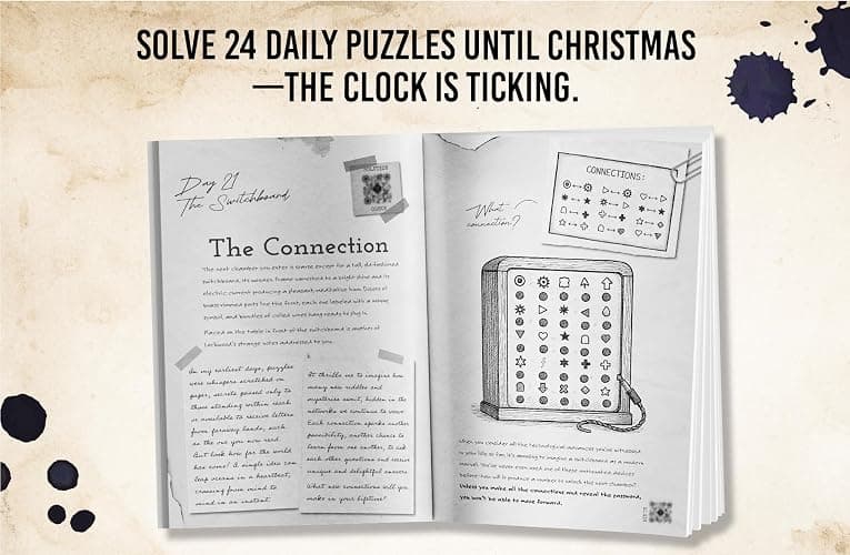24-Day Escape Room Advent Calendar for Adults: Daily Mystery Puzzles to Solve Before Christmas thumbnail 4