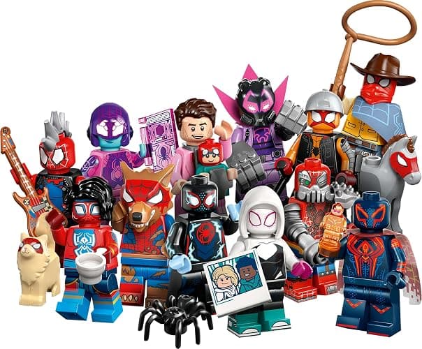 LEGO Minifigures Spider-Man: Across the Spider-Verse - Get 1 of 12 Collectible Toys with Accessories - Gift for 5+ Year Old Boys & Girls - Mystery Box - 71050 thumbnail 3