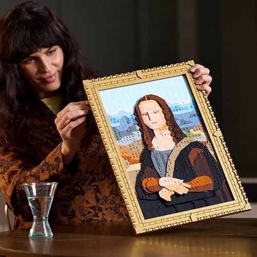 LEGO Art Mona Lisa, Set für Erwachsene, Gemälde von Leonardo da Vinci zum Aufhängen, kreative Aktivität für Männer und Frauen, Geschenk für Kunstliebhaber, italienische Renaissance Kunst 31213 thumbnail 2