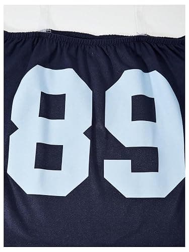 Verdusa Girl's 2 Piece Athletic Tracksuit Number Off The Shoulder Tops with Wide Leg Pants Set thumbnail 3