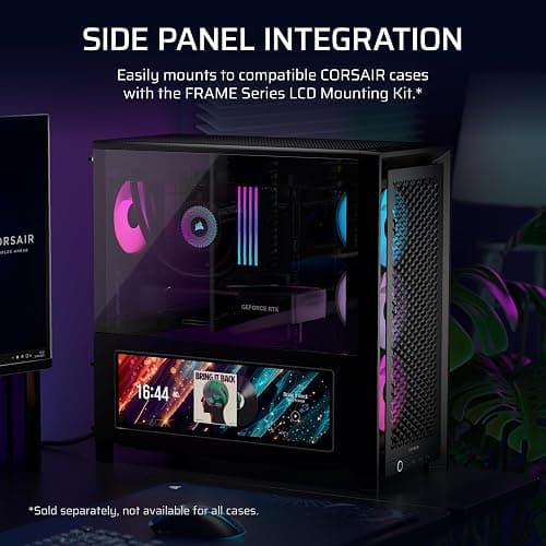 Corsair XENEON Edge 14.5" 2K Portable LCD HDMI USB C Touchscreen – Smoke | 2560 x 720, 60Hz, AHVA, USB C DP Alt Mode, Internal and External Mounting, 5-Point Multi-Touch, iCUE, for Windows PC thumbnail 7