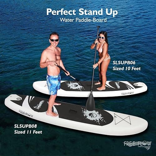 SereneLife Inflatable Stand Up Paddle Board with Premium SUP Accessories – Wide Stable Design with Non-Slip EVA Deck Pad for Adults and Youth of All Skill Levels, 350 lbs Capacity thumbnail 9