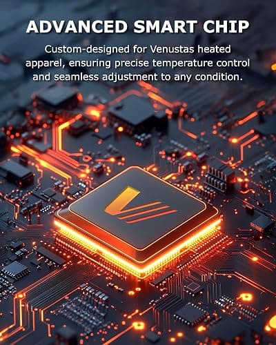 Venustas Unisex Dual-Control Heated Jacket, Water-resistant Heated Coat for Women and Men with Battery Included thumbnail 6