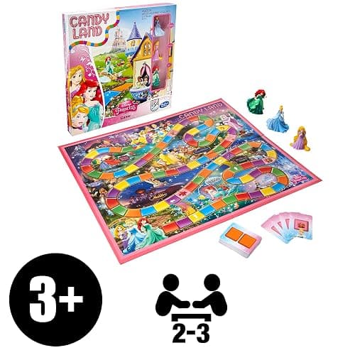 Hasbro Gaming Candy Land Disney Princess Edition Board Game, Preschool Games for 2 to 3 Players, Family Games for Kids Ages 3 and Up (Amazon Exclusive) thumbnail 3