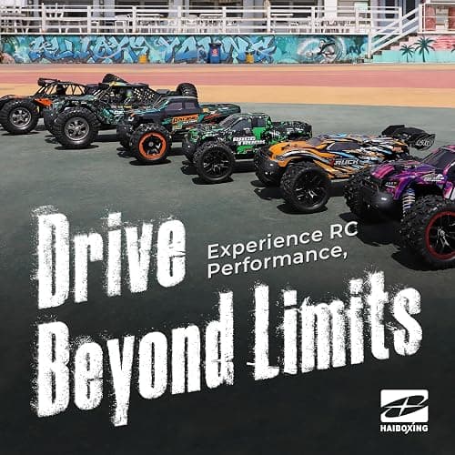 HAIBOXING 18859 1:18 Scale All Terrain RC Car, Hobby 4WD Remote Control Car | 2.4GHz Electric RC Vehicle 36 KPH High Speed 4X4 Waterproof Off-Road RC Truck with Two Rechargeable Batteries for RC Driving thumbnail 7