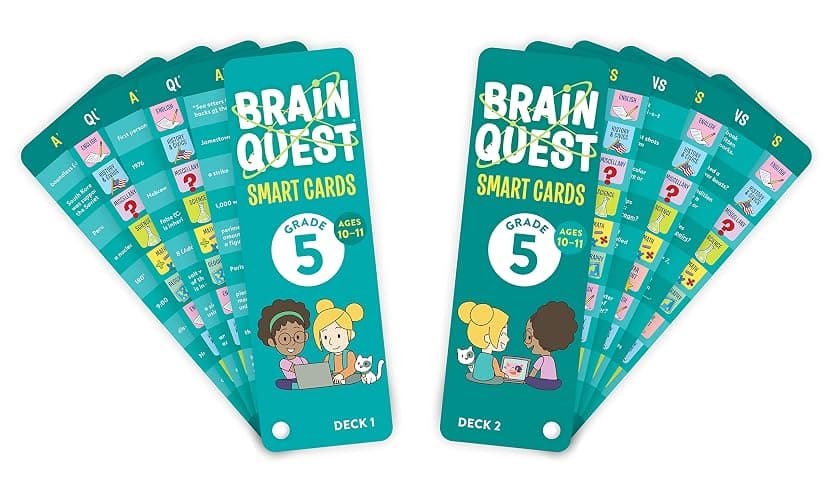 Brain Quest 5th Grade Smart Cards Revised 5th Edition (Brain Quest Smart Cards) thumbnail 7