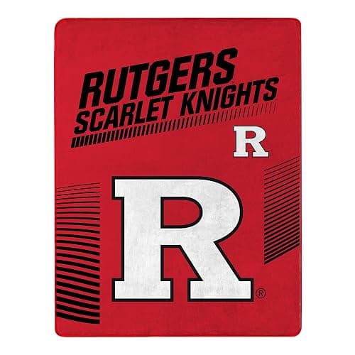 Rutgers Scarlet Knights 60" x 80" NCAA Officially Licensed Bed Blanket – Super Soft Lightweight Fleece Blanket for Game Day, Dorms, Couch, Travel & Tailgating Comfort thumbnail 5