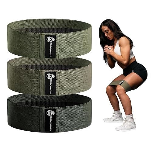 Hip Bands for Booty Workouts | Non Slip Fabric Band Set with 3 Levels - Resistance Bands for Legs & Hip - for Men & Women - Image 1