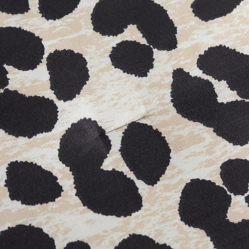 Caressma Safari Leopard Cheetah Print Comforter Set, Twin Size 2 Pieces for All Seasons, Ultra Soft Microfiber, Untamed Wilderness Style Comforter with Pillowshams thumbnail 4