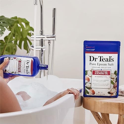 Dr Teal's Epsom Salt Magnesium Soak, Soften & Moisturize with Shea Butter & Almond Oil, 3 lbs thumbnail 8