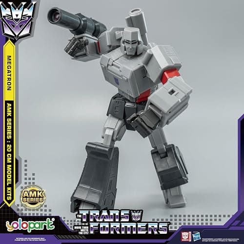 YOLOPARK Megatron Transformer Toys,AMK Series 7.87 Inch Highly Articulated Transformers G1 Action Figures with Weaponry for Adults Boys Girls,No Converting thumbnail 2