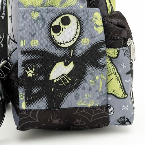 Wondapop - Oogie Boogie 13"" Deluxe Nylon Daypack, Black thumbnail 5